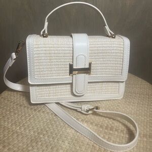 Crossbody Top Handle Purse Handbag Clutch with Adjustable Shoulder Strap NWT